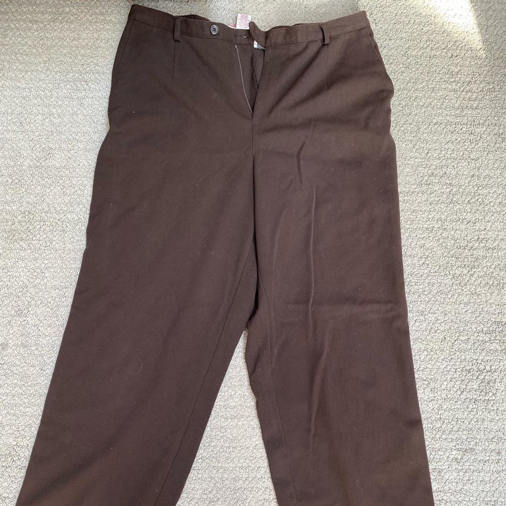 Brown pants. Slacks. Worn one time vintage